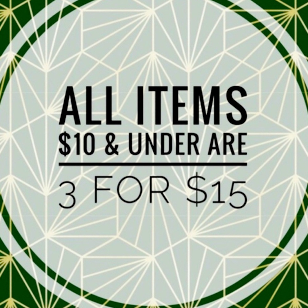 3/$15 SALE